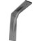 Ekena Millwork Legacy Steel Bracket, Hammered Gray 2"W x 8"D x 8"H BKTM02X08X08LEHGY - alternate 1